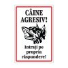 Indicator Atentionare - Caine agresiv