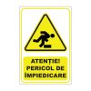 Indicator Avertizare - Pericol de impiedicare