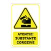 Indicator Avertizare - Substante corozive