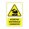 Indicator Avertizare - Materiale corozive