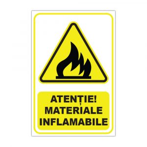 Indicator Avertizare - Materiale inflamabile