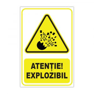 Indicator Avertizare - Explozibil