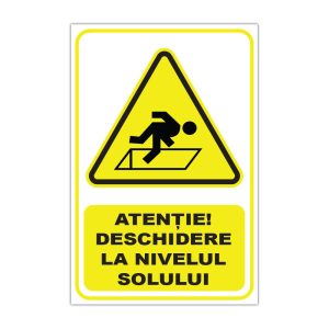 Indicator Avertizare - Deschidere la nivelul solului