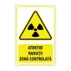 Indicator Avertizare - Radiatii Zona controlata