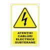 Indicator Avertizare - Cabluri electrice subterane