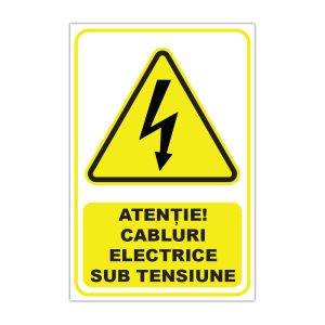 Indicator Avertizare - Cabluri electrice sub tensiune
