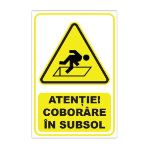 Indicator Avertizare - Coborare in subsol