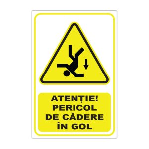 Indicator Avertizare - Pericol de cadere in gol