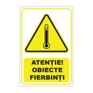 Indicator Avertizare - Obiecte fierbinti