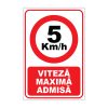 Indicator Interzicere - Viteza maxima admisa