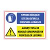 Indicator Combinat - Purtarea obligatorie a manusilor