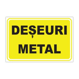 Indicator Informare Generala - Deseuri Metal