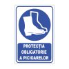 Indicator Obligativitate - Protectia obligatorie a picioarelor